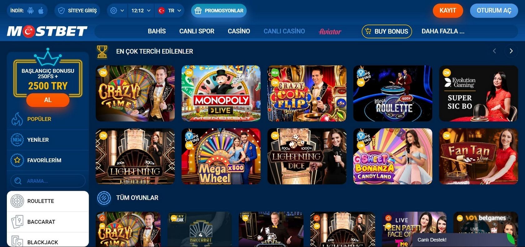 Mostbet Tətbiqini Yükləmə (APK)